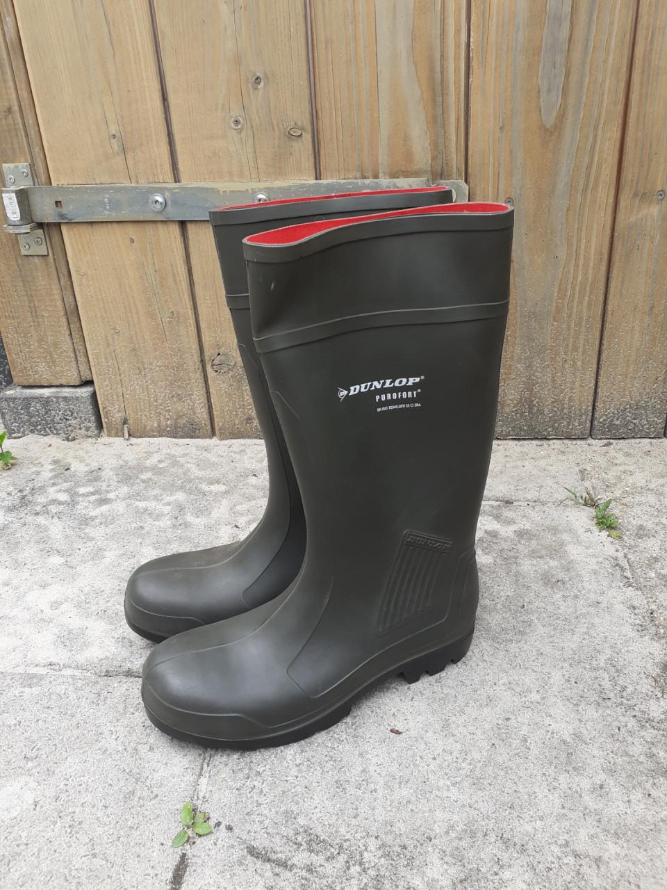 Rubber laarzen met stalen neus