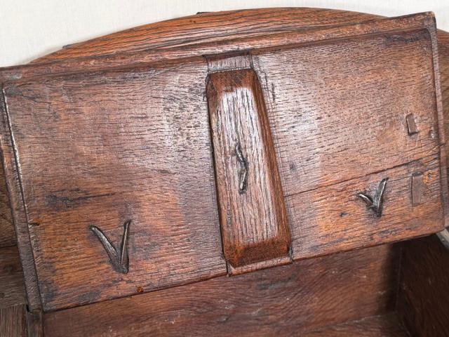 Koetsierbankje 17de eeuws /bankje.