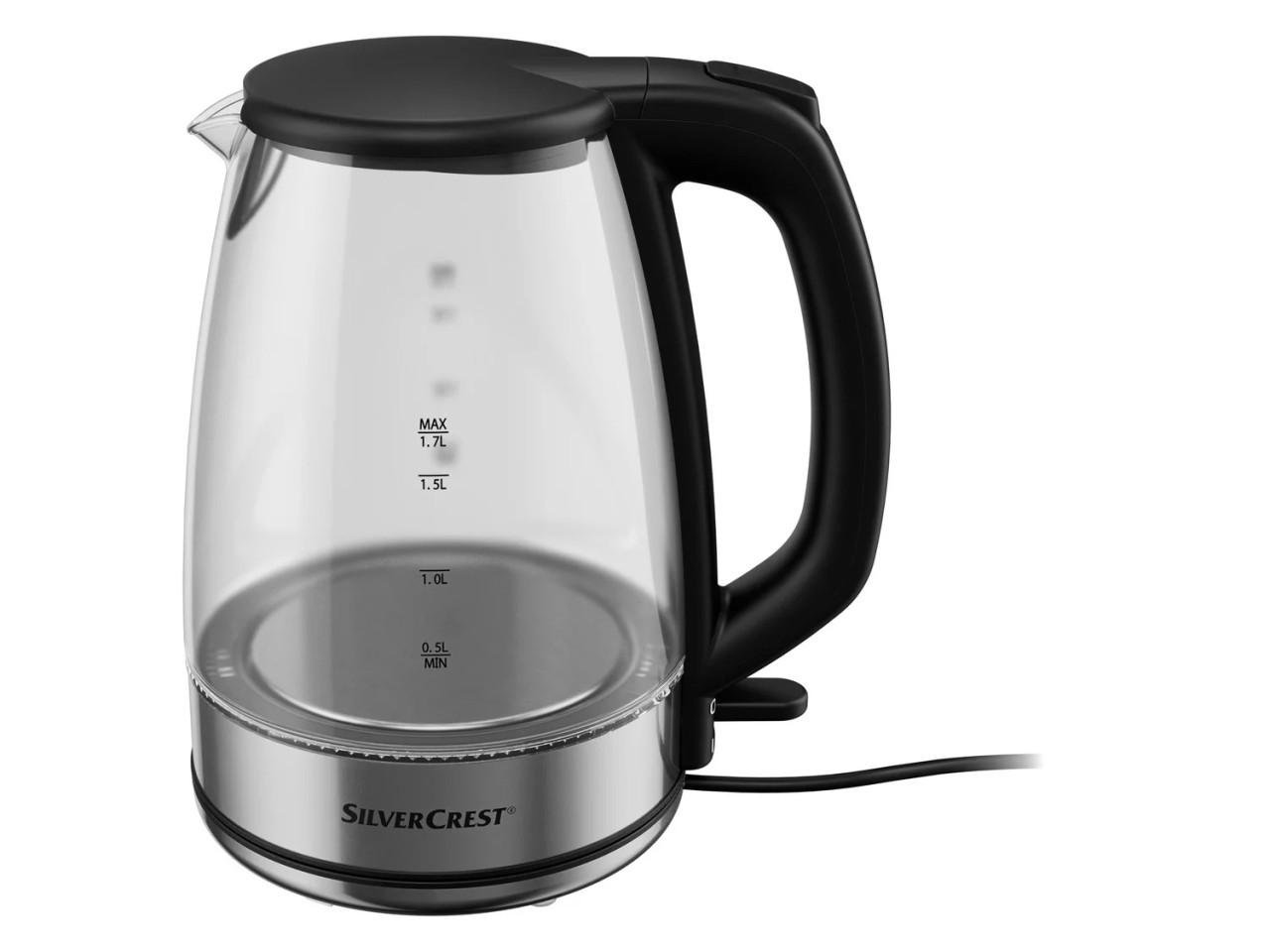 Nieuwe Silvercrest waterkoker, 3000 W, inhoud 1,7 L