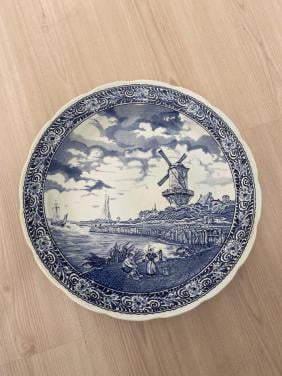 Boch delfts wandbord