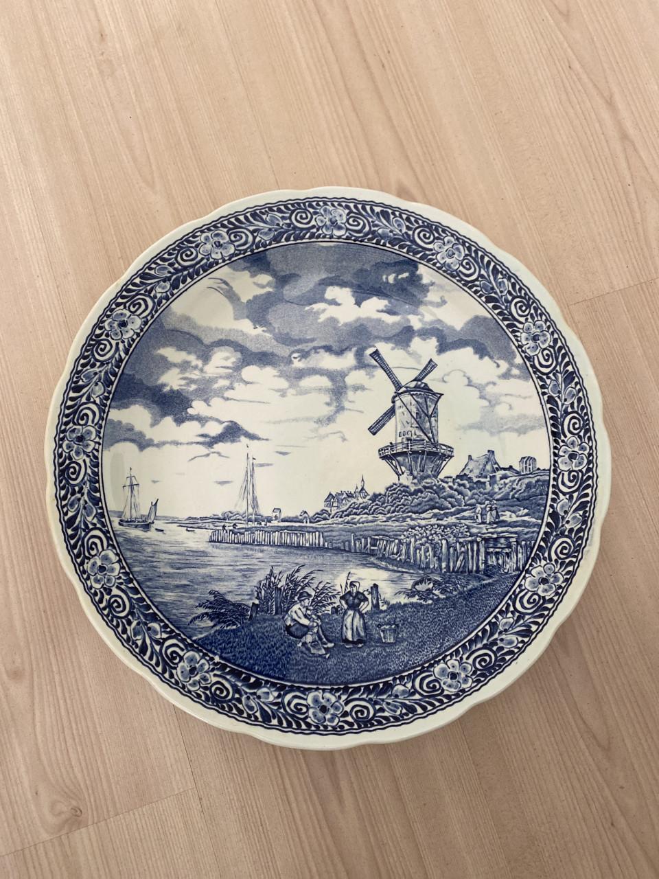 Boch delfts wandbord