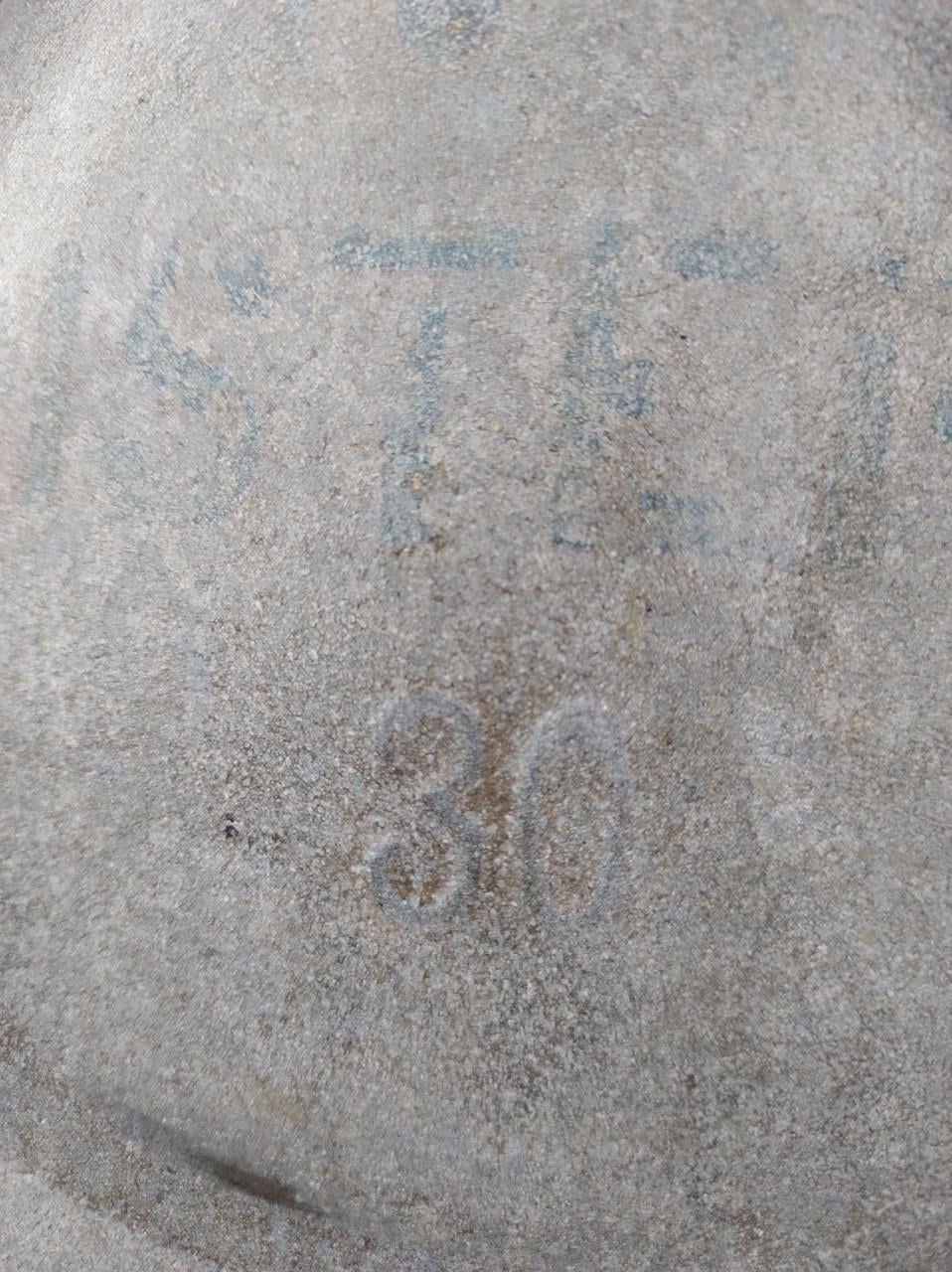 Grote zinken vat, inhoud 30 liter