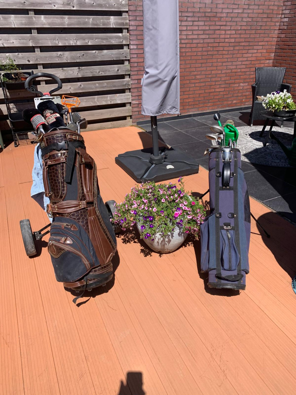 2 golfsets dames en heren