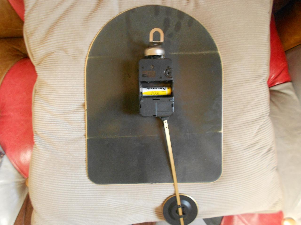 Vintage emaille reclamebord klok Guinness bier