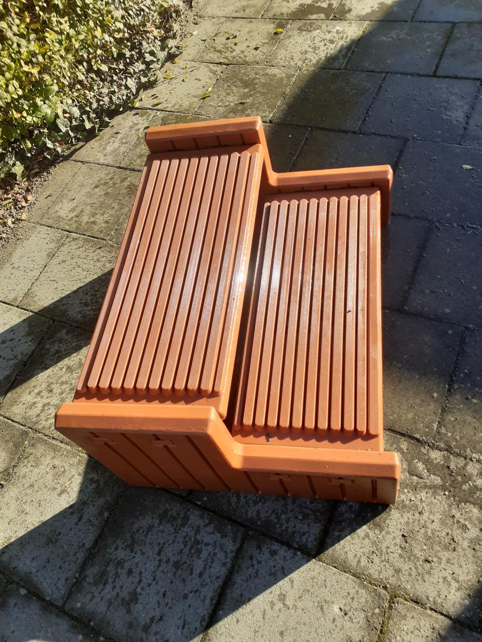 Grote *** OPSTAP *** 80cm brede trap voor caravan  2-treden