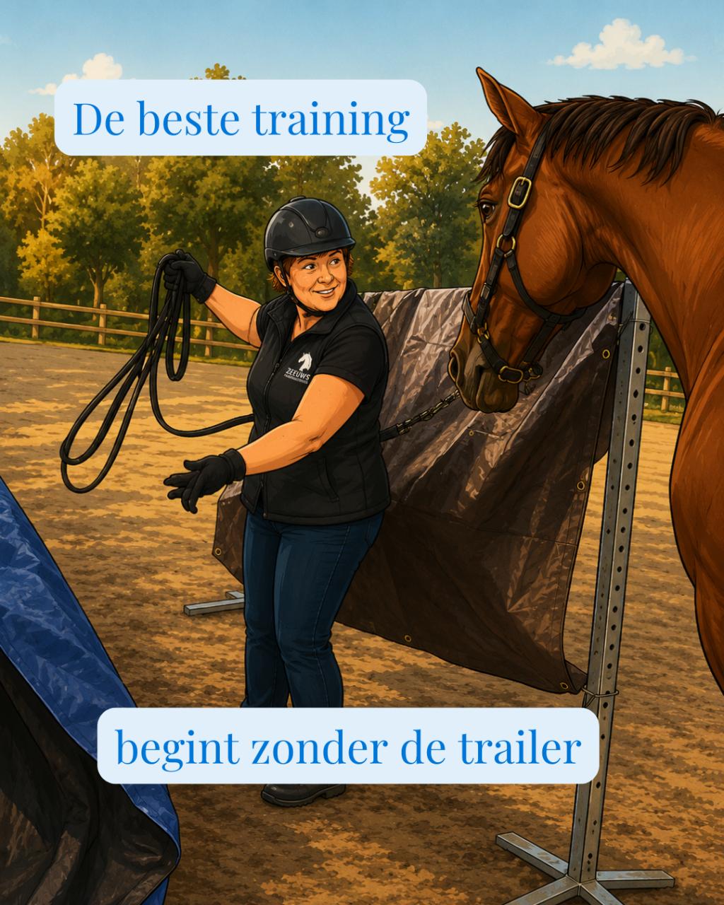 Een VIP paard wil VIP vervoert worden