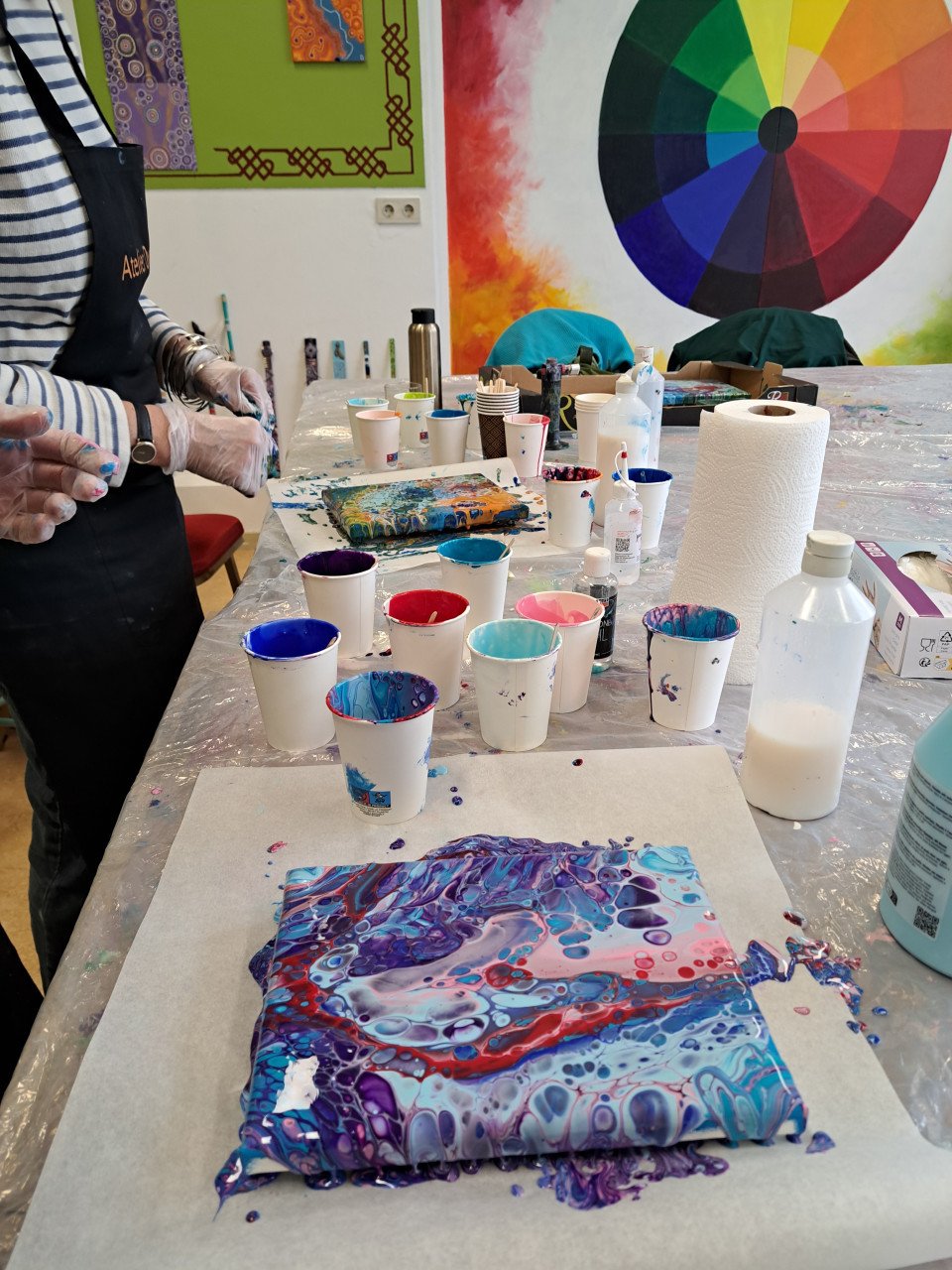 Workshop Acryl gieten 9 oktober