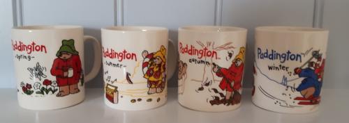 Set van 4 Paddington Beer mokken uitgave Douwe Egberts