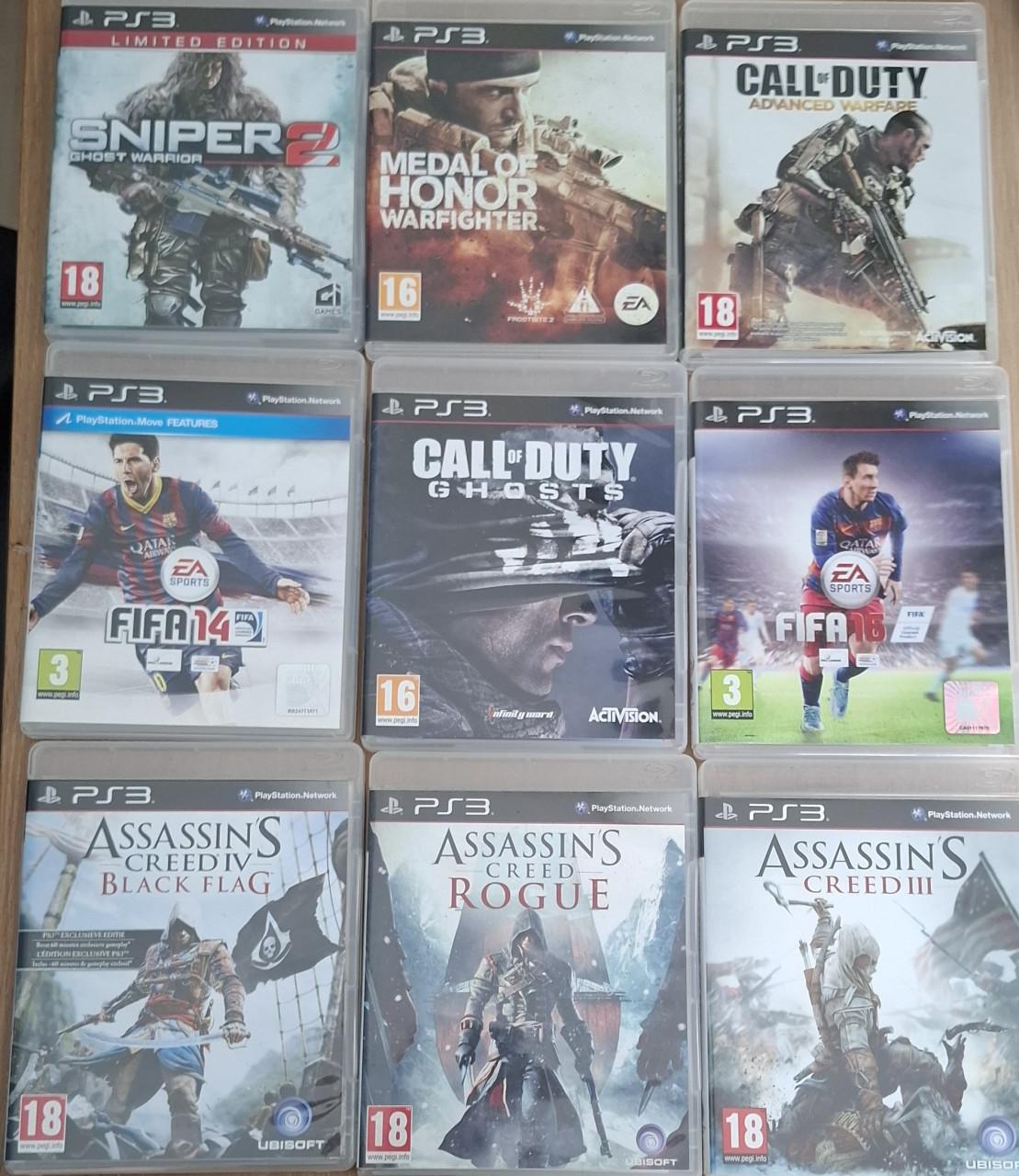 Te koop Playstation 3 met 1 controller en 18 games
