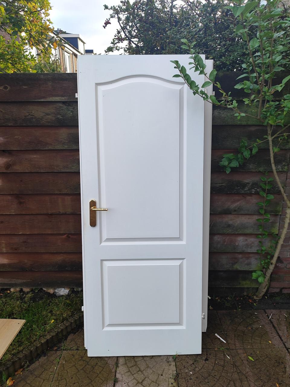 Binnendeur vlak opdek links en rechtsdraaiend 201.5 x 78 cm