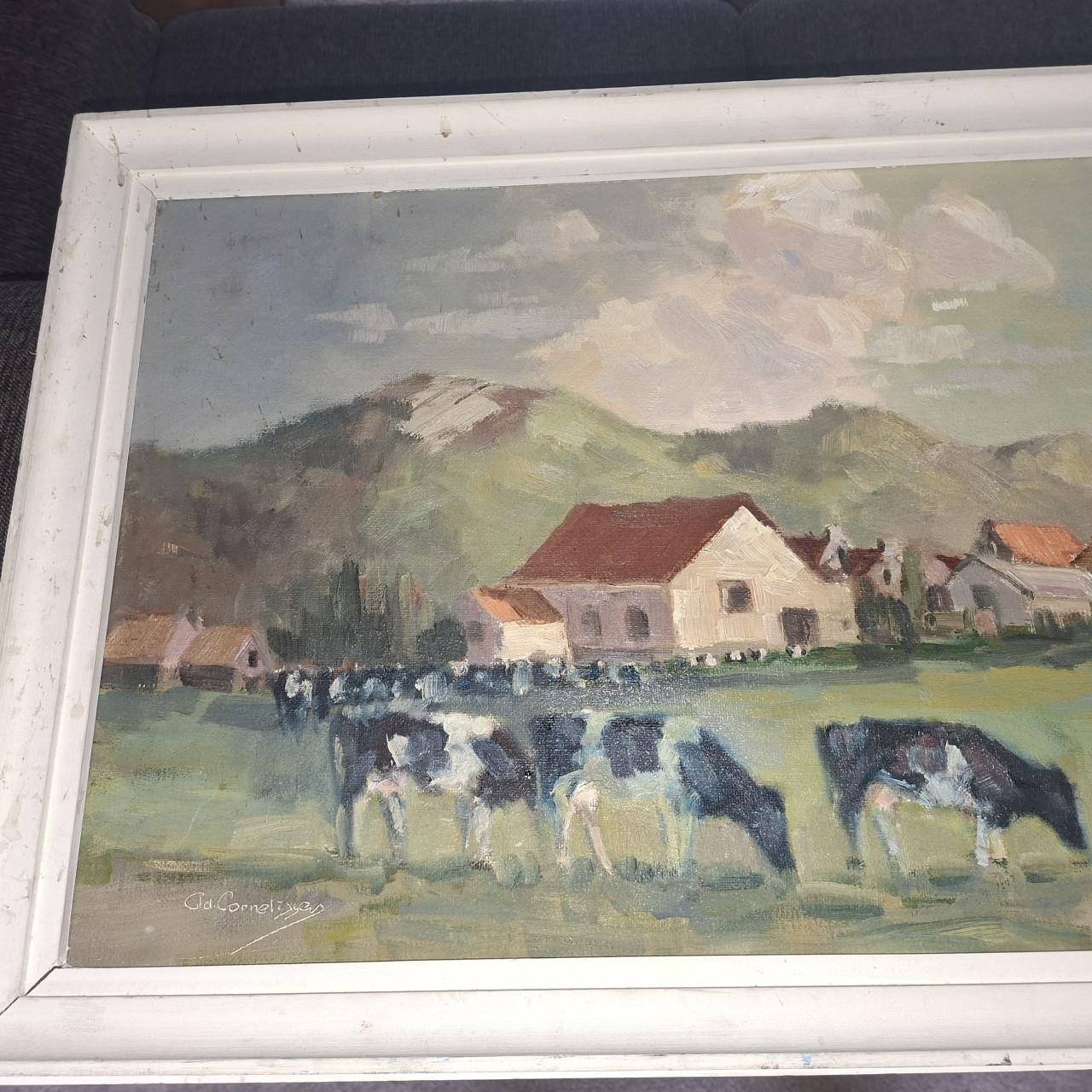 Grazende koeien Ad.Cornelissen( 1918-2002)