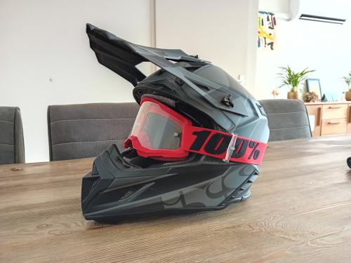 Ixs Crosshelm met 100% bril
