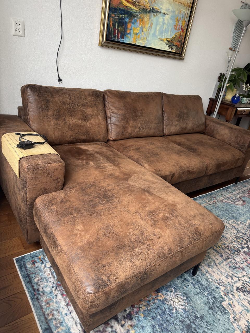 Hoekbank Sagata met chaise longue