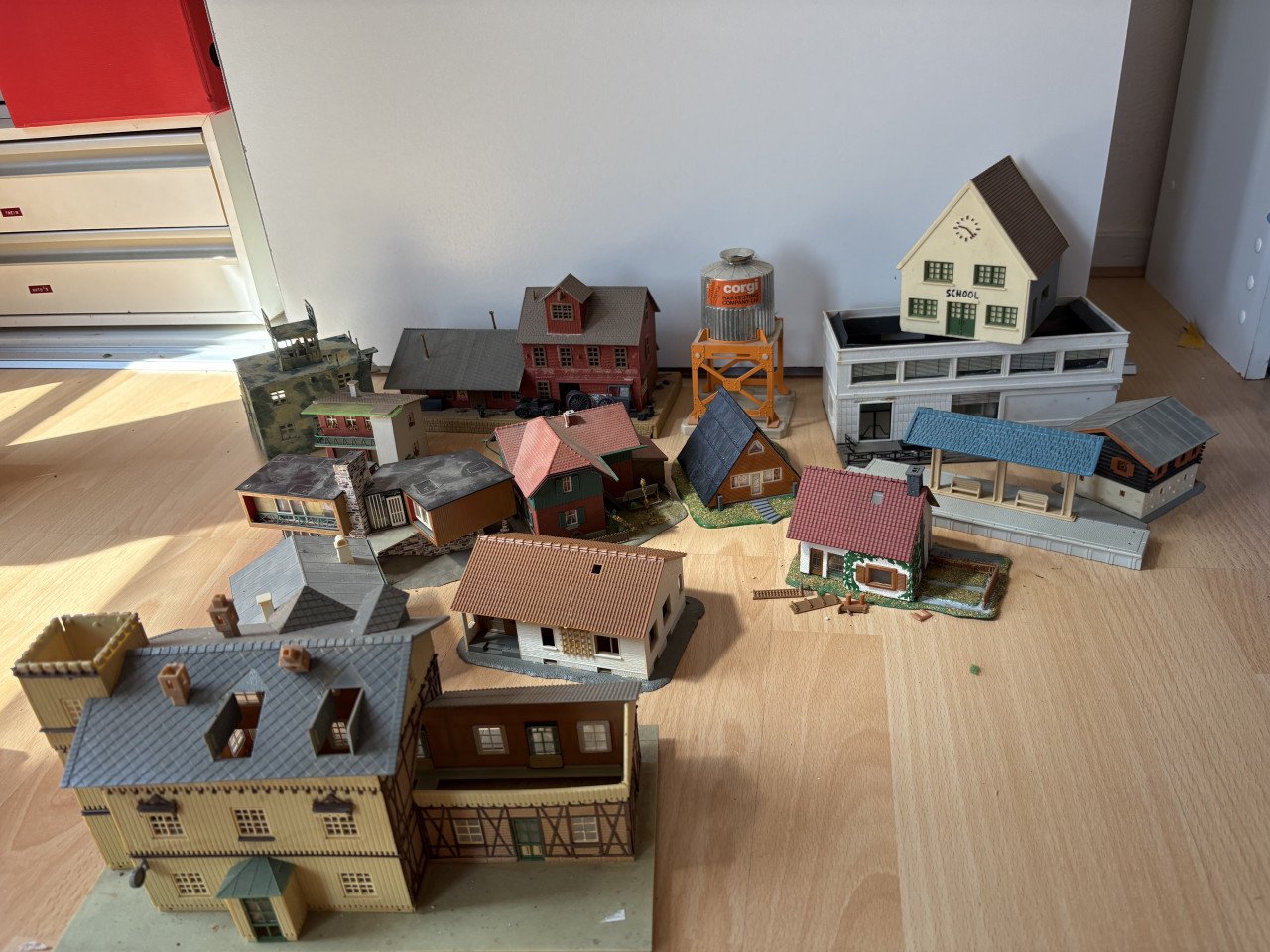 Modelspoor H0 huisjes set 2