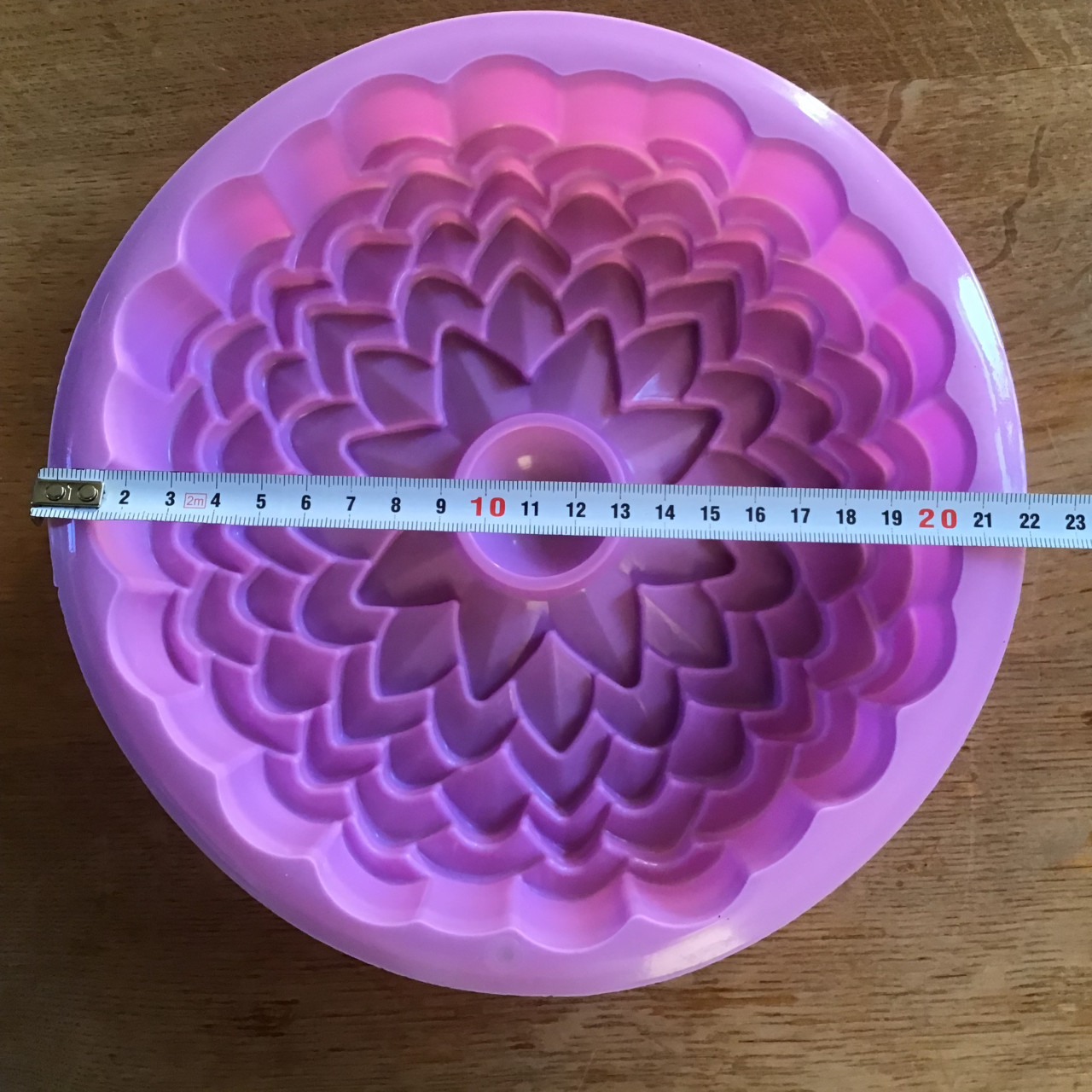 3D siliconen mal cakevorm taartvorm bakvorm bloem - 22 cm - 1 liter - NIEUW