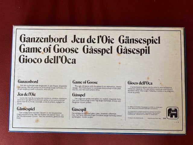 Oud Hollands ganzenbordspel