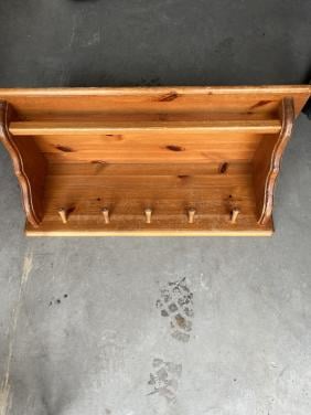 Massief grenen kapstok