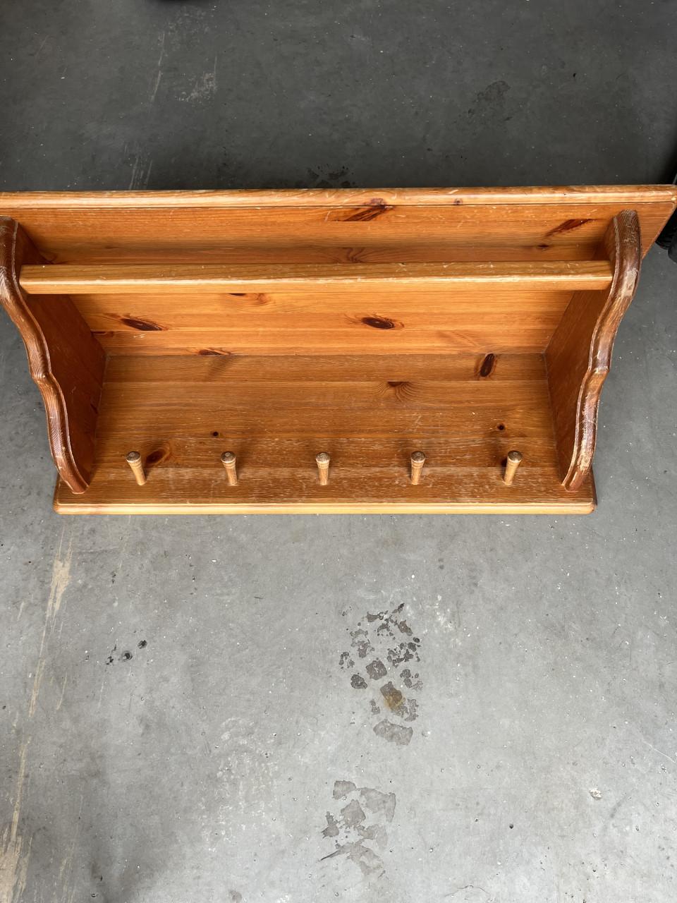 Massief grenen kapstok