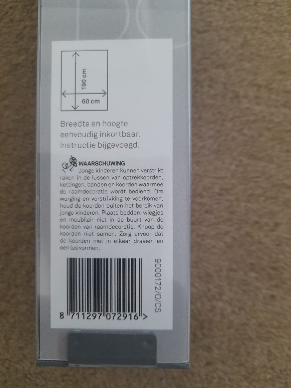 Rolgordijn 60cm breed antraciet