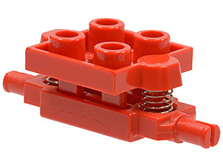 Lego 2484c: Voertuig, veerwielen houder