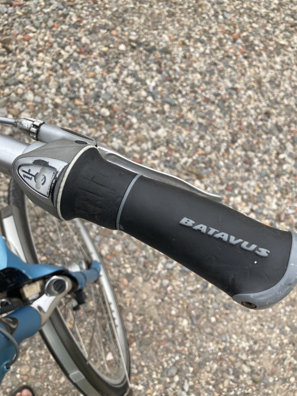 Batavus herenfiets met voorvering, fietscomputer en 7 versnellingen maat 61