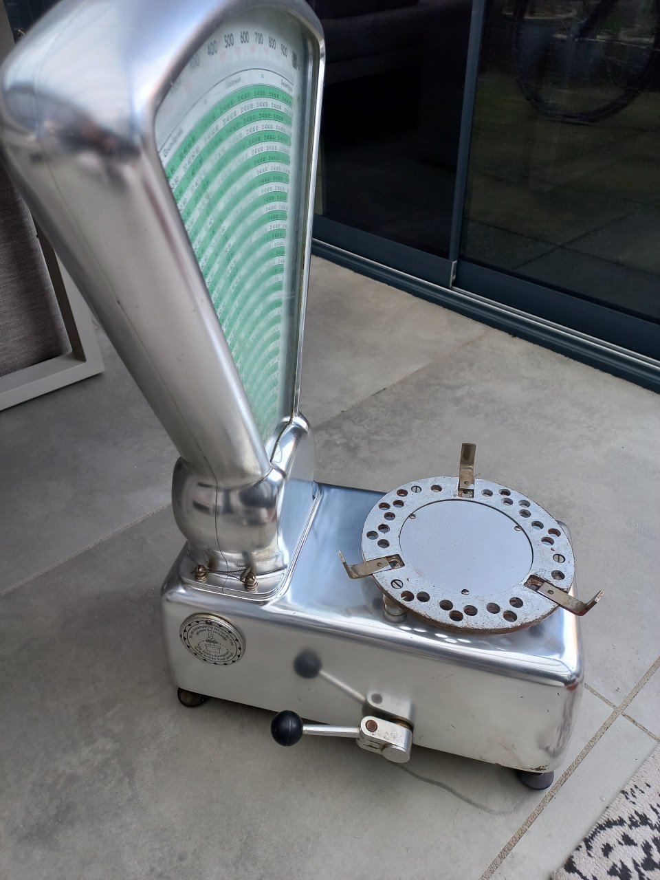 Vintage duitse weegschaal G.Hartner