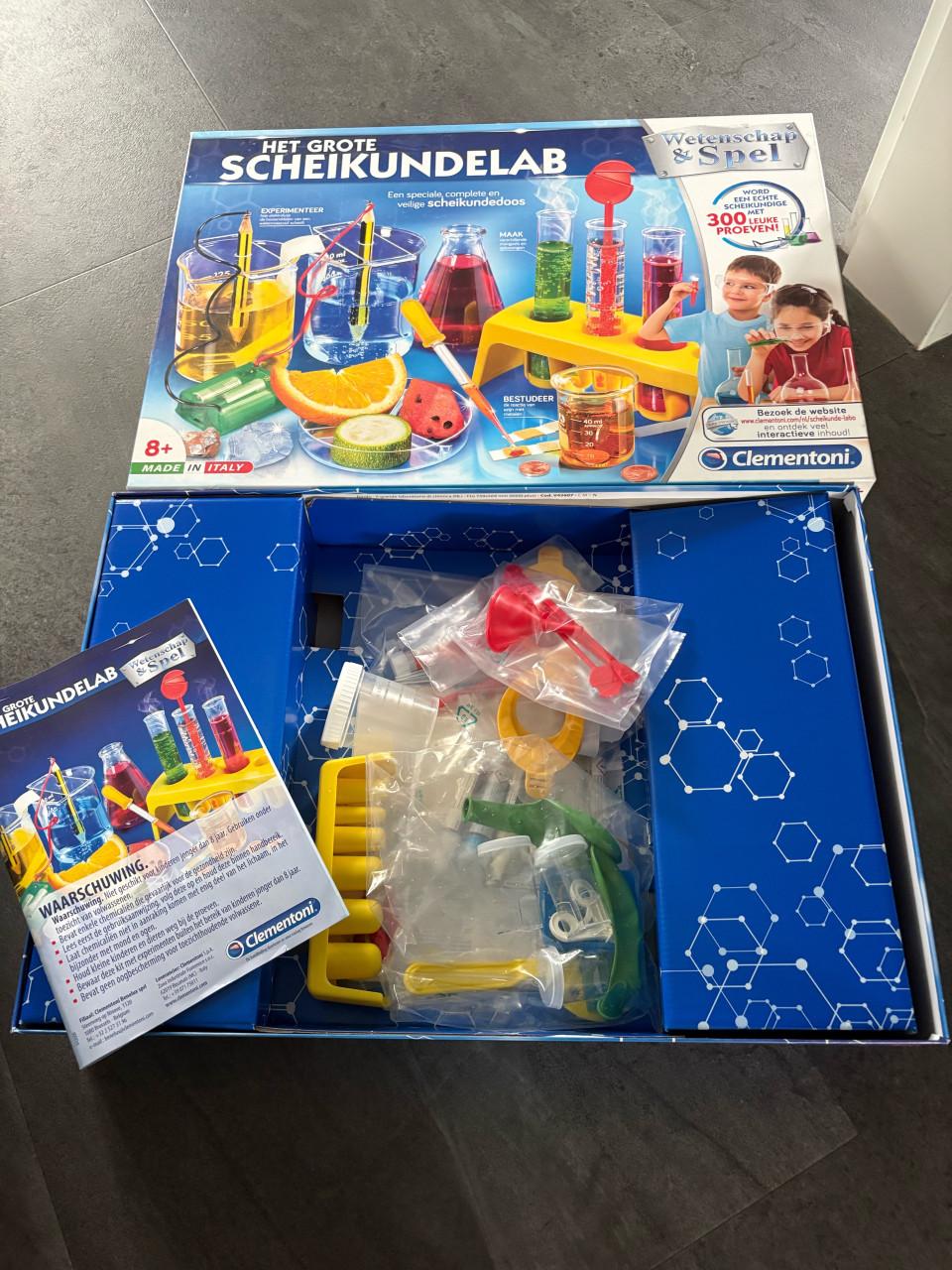Scheikunde lab spel