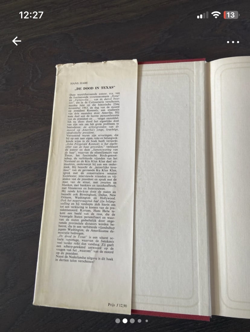 Boek Kennedy De Dood in Texas