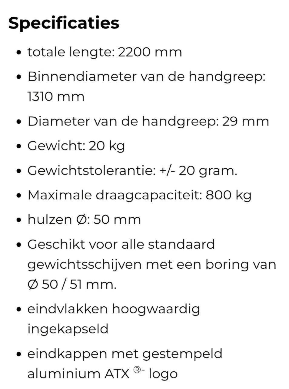 Complete halterbank set met halterstang en gewichten
