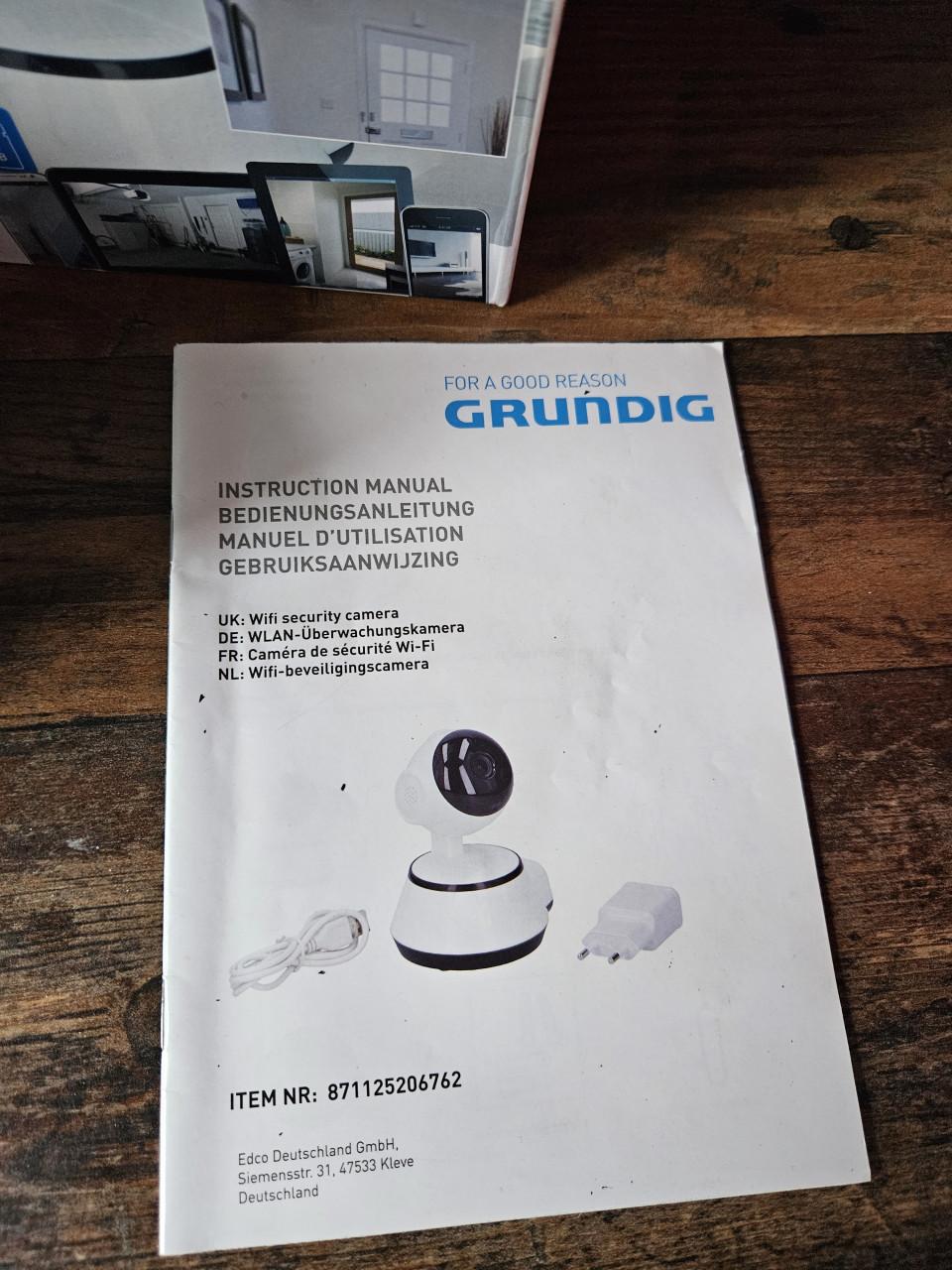Zgan Grundig Wifi Beveiligingscamera - Binnencamera