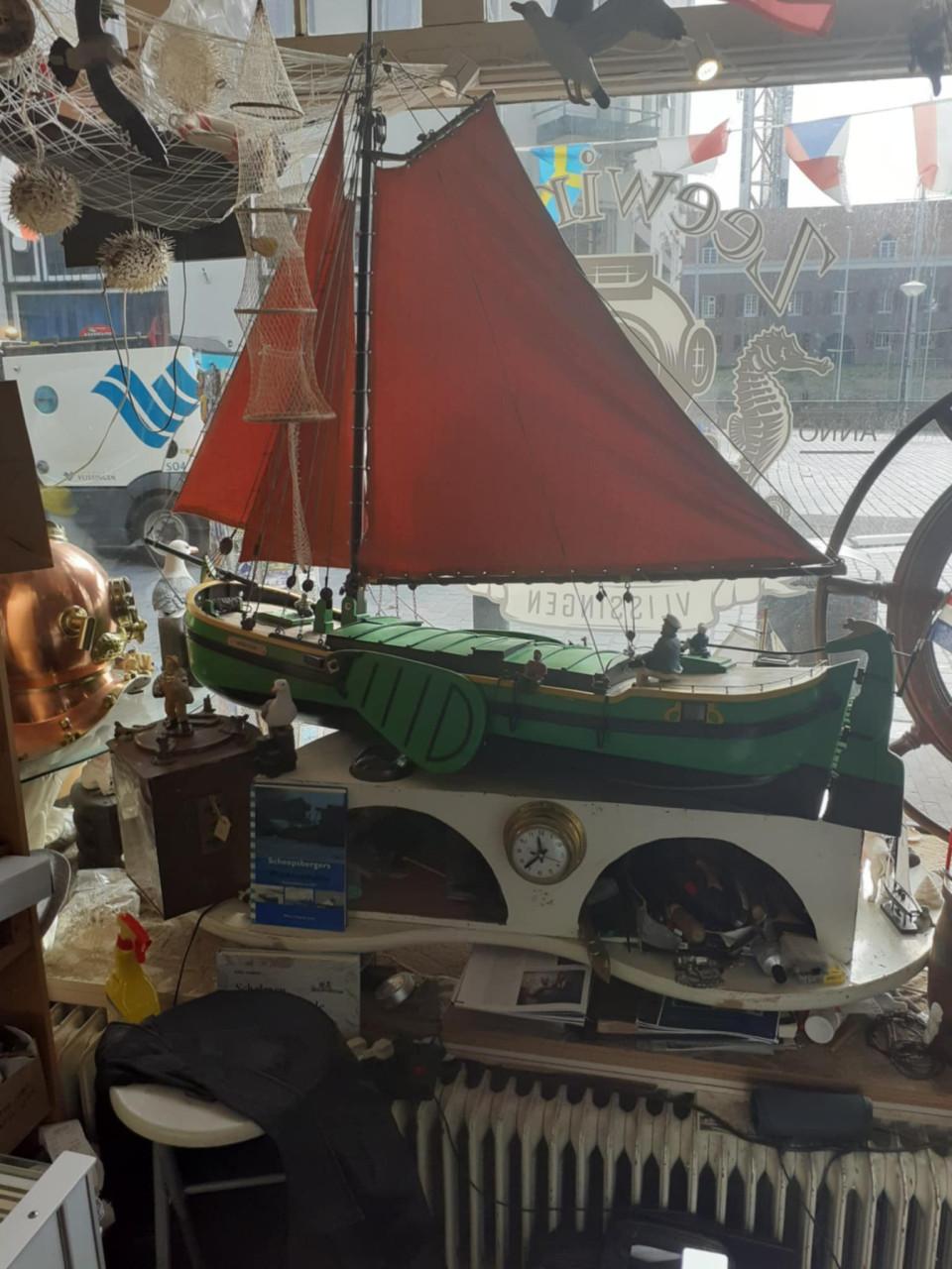 Groot scheepsmodel zeilschip Paviljoenpoon 160 cm