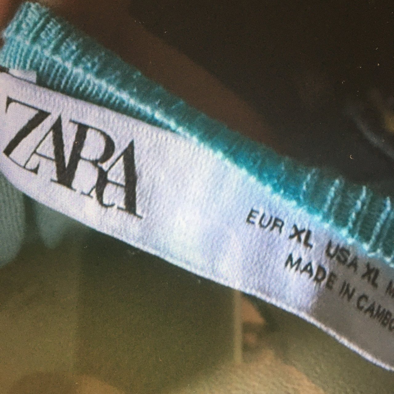 Nieuw truitje merk zara maat xl mooi turquoise