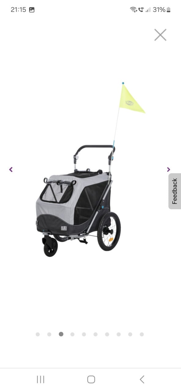 Honden fietskar