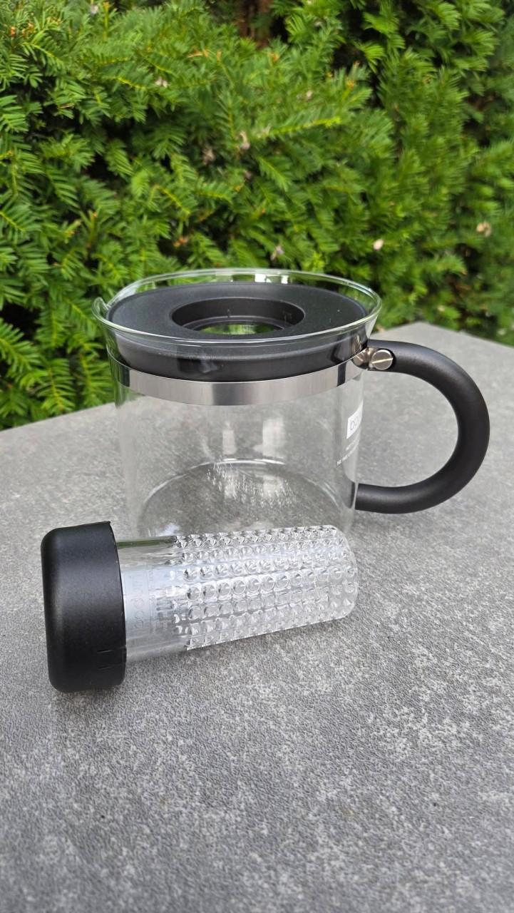 Bodum 1 liter Theepot met filter voor losse thee.
