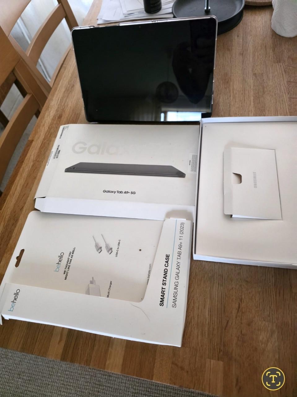 Samsung Tab A9 +5G nauwelijks gebruikt