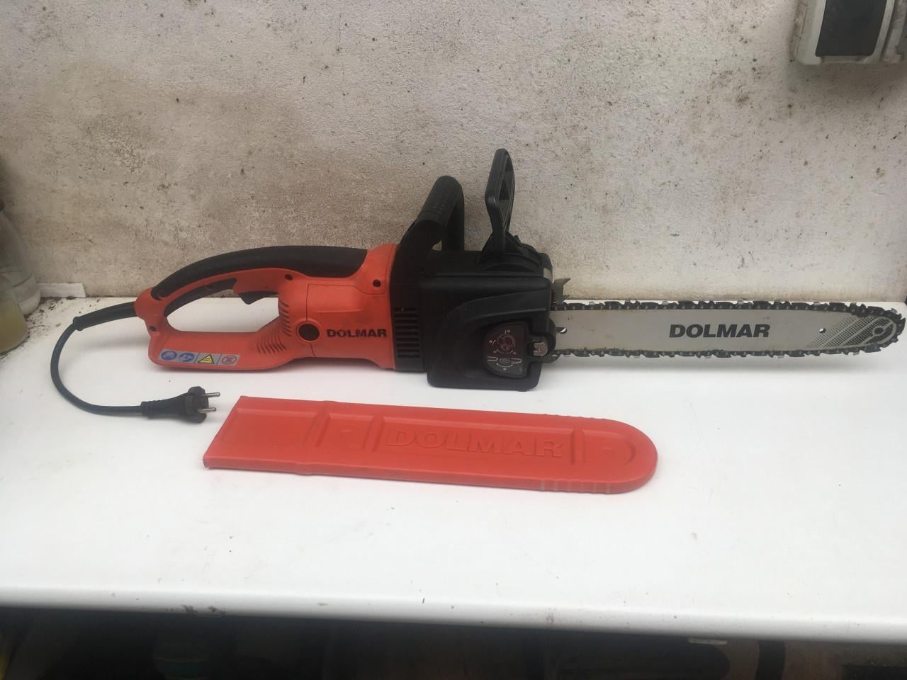 Elektrische kettingzaag dolmar 2140 a bouwgelijk aan de makita uc 3530 a