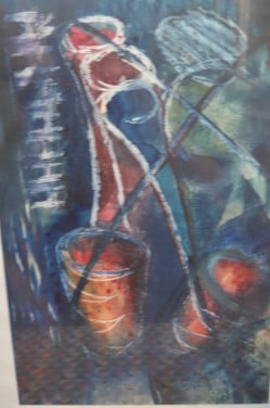 Abstract schilderij