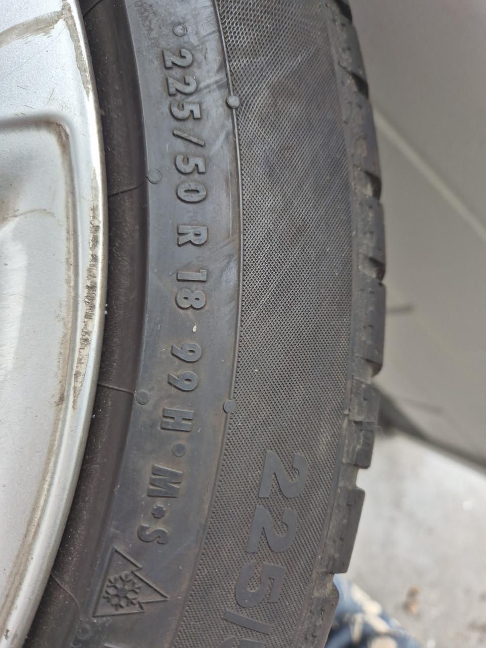 Winterbanden 18" incl Audi Velg