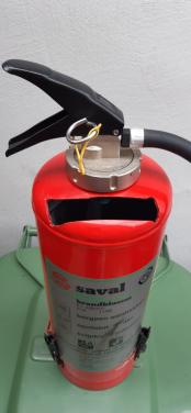 Saval orginele brandblusser als ideeënbus, enquettebus, surprise enz.