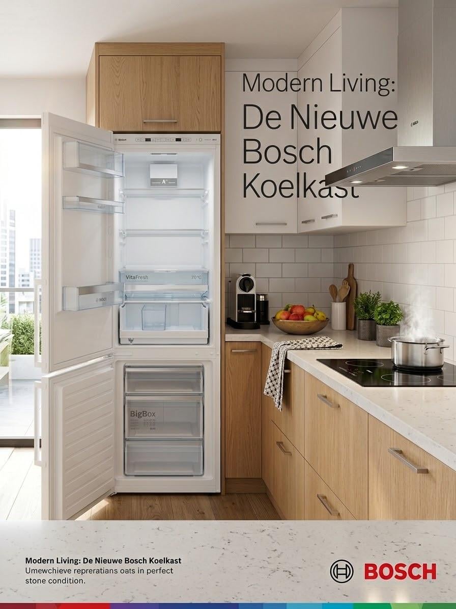 A+++ klasse Bosch vrijstaand koel vries combinatie Koelkast vriezer 185x60