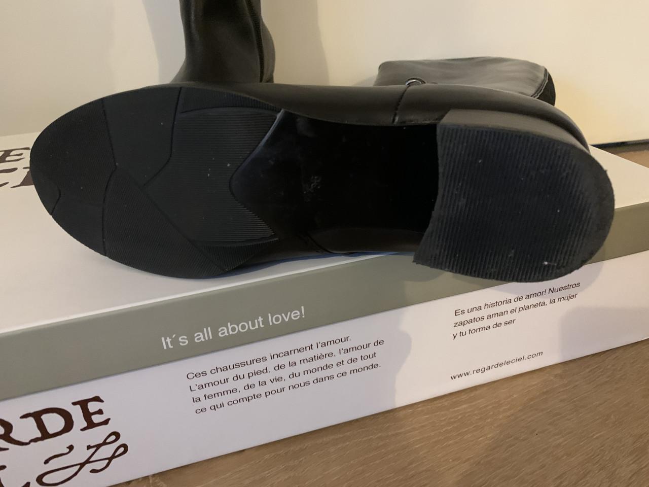 NIEUWE LEREN LAARZEN VAN REGARDE LE CIEL , MT 38