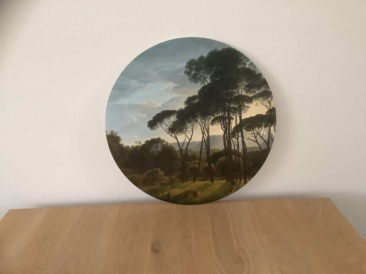 Wanddecoratie Muurcirkel Italiaans Landschap