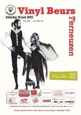 Zaterdag 28 juni Vinylbeurs in Porgy en Bess te Terneuzen.