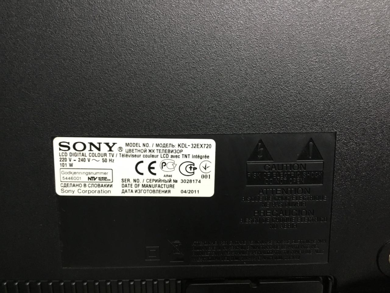 Colour TV SONY LCD 32” BRAVIA incl. CHROMECAST