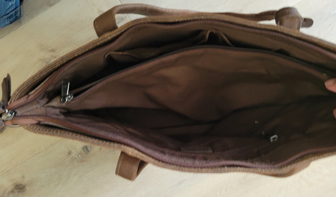 Mooie leren tas van Burkely