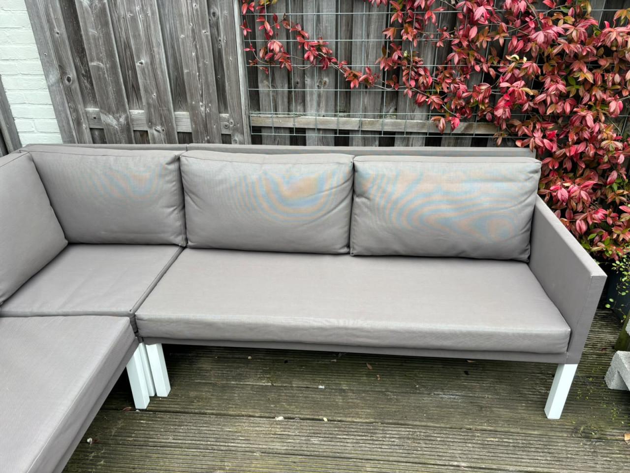 Tuin zithoek 225x255 taupe