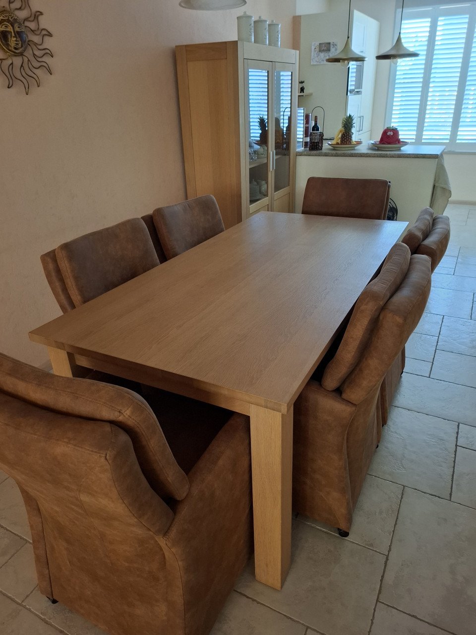 Eetkamertafel eiken