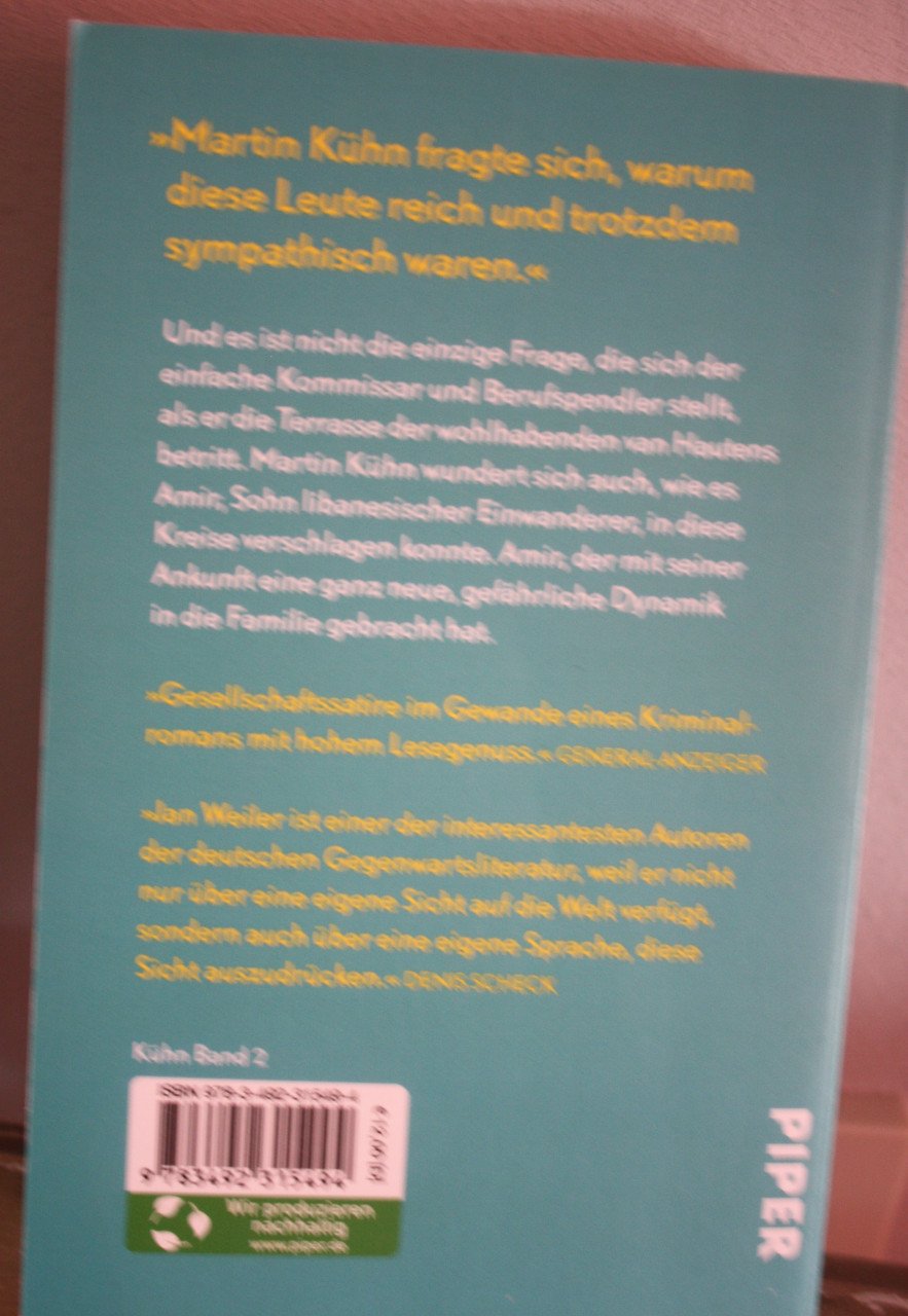 Piper  jan weiler-kuhn hat arger- roman duits boek
