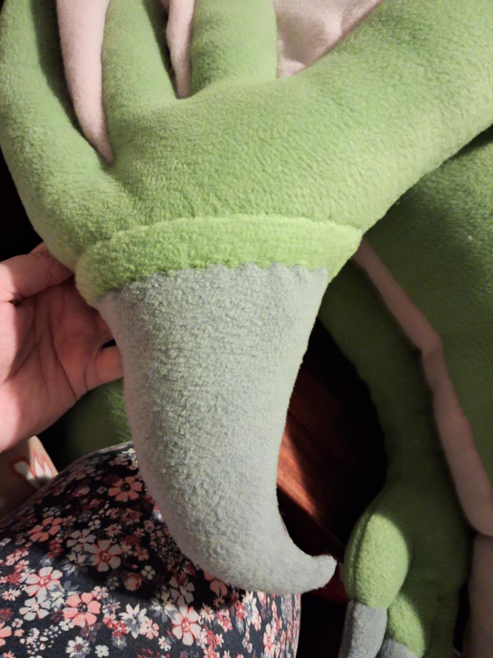 XXL draak 250cm knuffel handgemaakt!