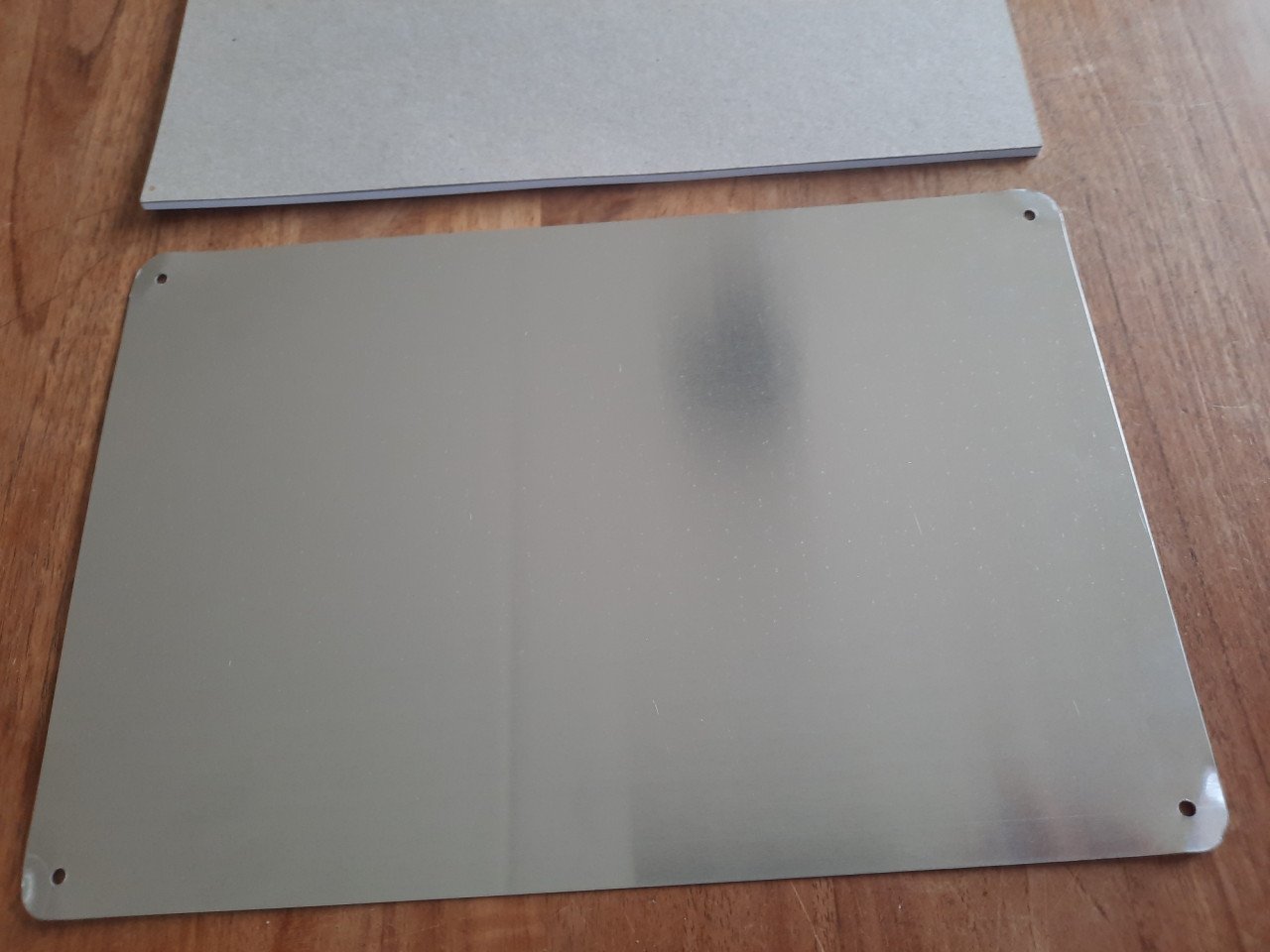 Kreidler metalen bord 20 x 30 cm retro